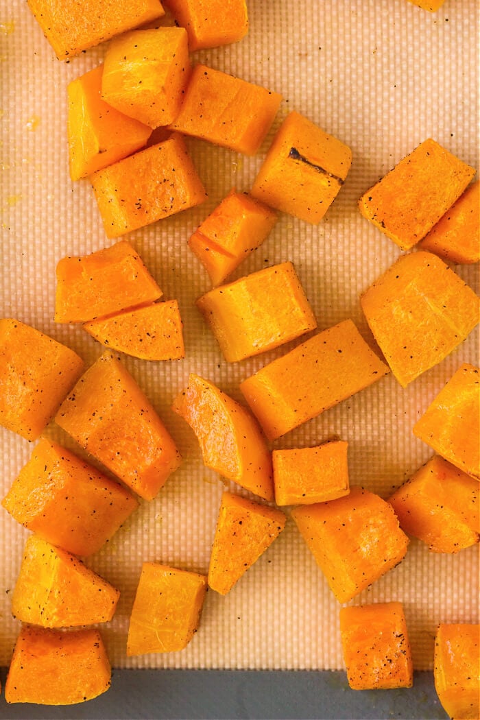 CUBED ROASTED BUTTERNUT SQUASH