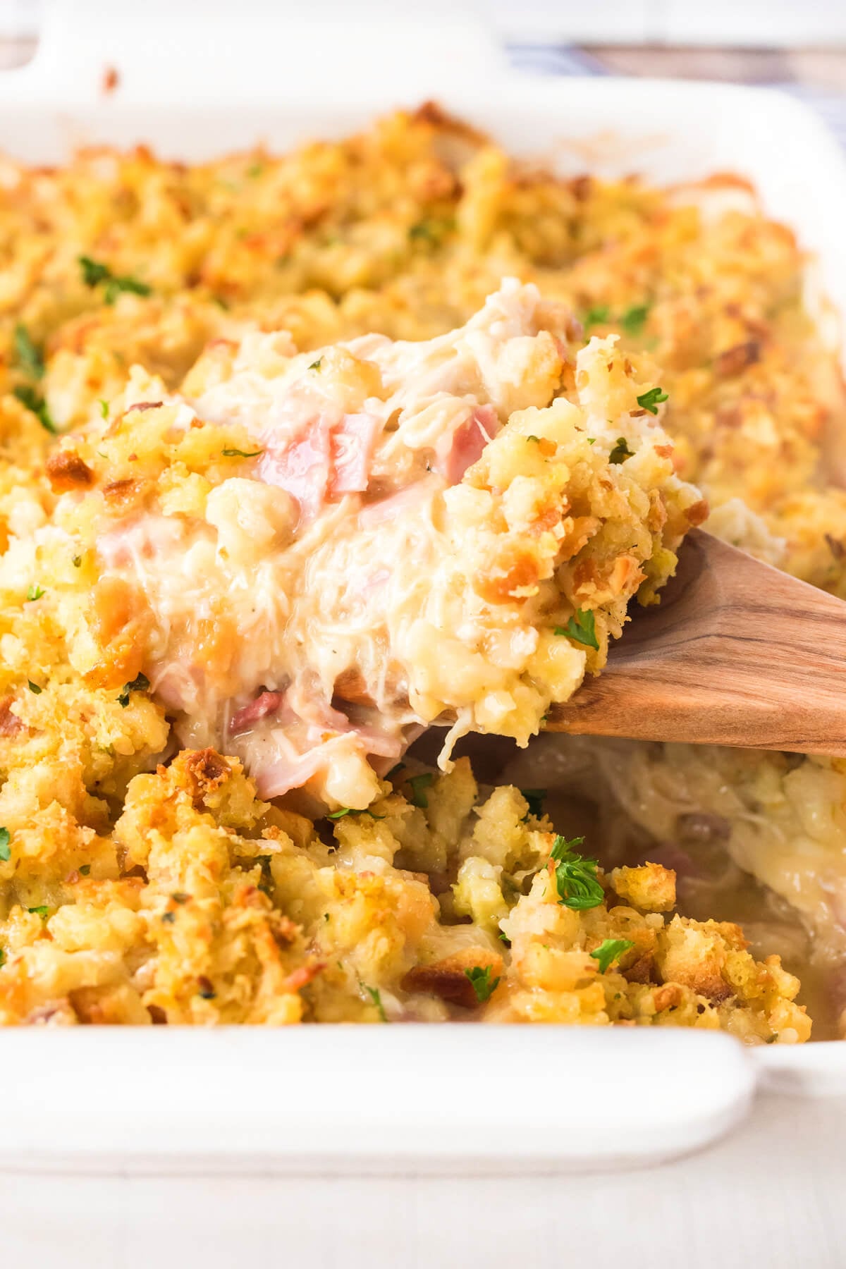 RECIPE FOR CHICKEN CORDON BLEU CASSEROLE