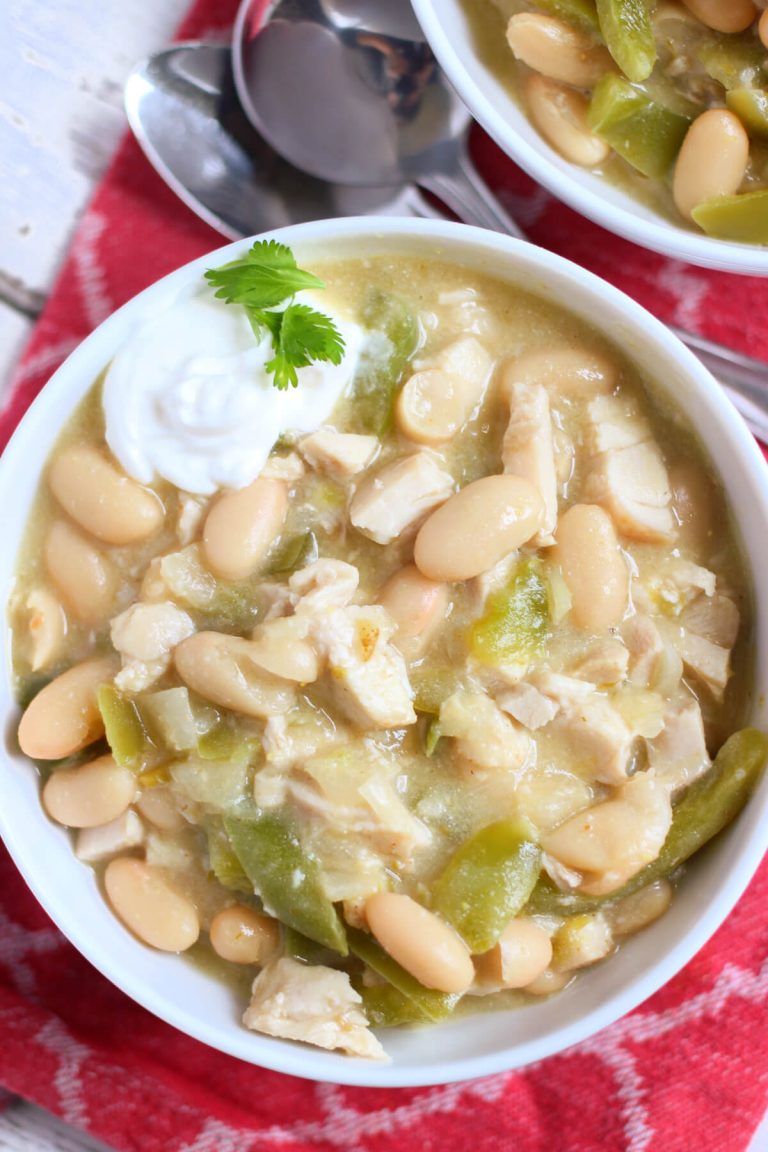 WHITE CHICKEN CHILI INSTANT POT