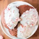 CHOCOLATE PEPPERMINT COOKIES