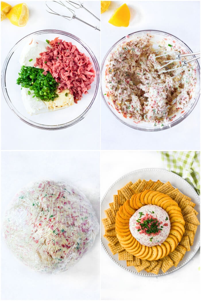 HOW TO MAKE A CHEESE BALL APPETIZER