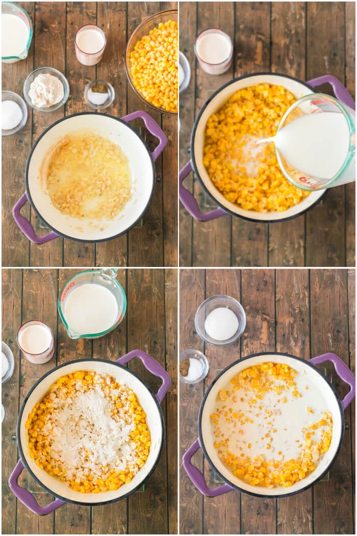 HOW TO MAKE CREAMED CORN