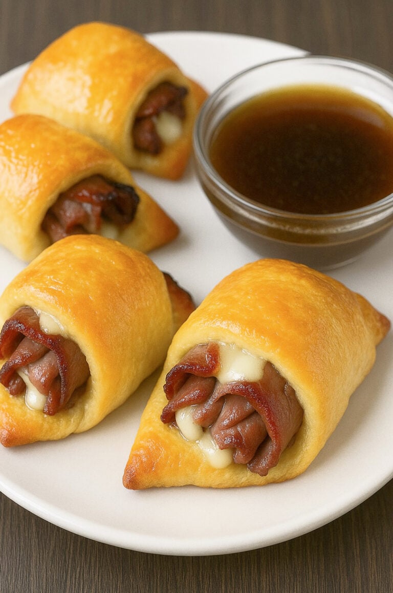 FRENCH DIP CRESCENT ROLLS