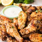 AIR FRYER CHICKEN WINGS WITH DRY RUB