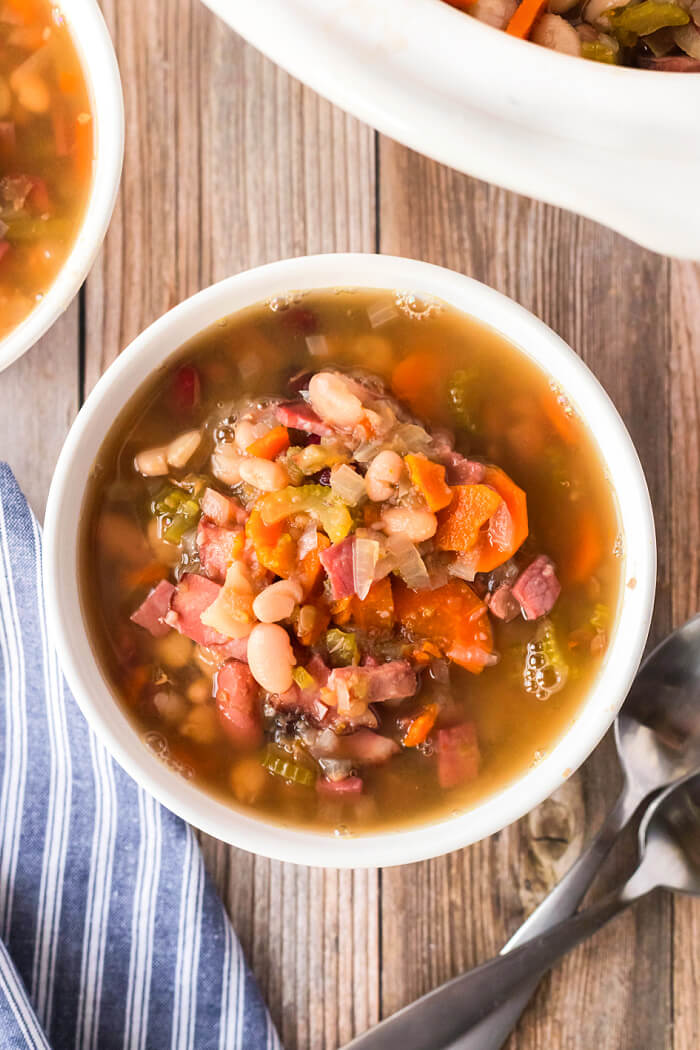 RECIPE FOR HAM AND BEAN SOUP