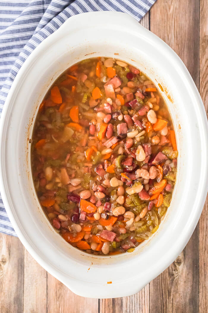 SOUP WITH HAM AND BEANS