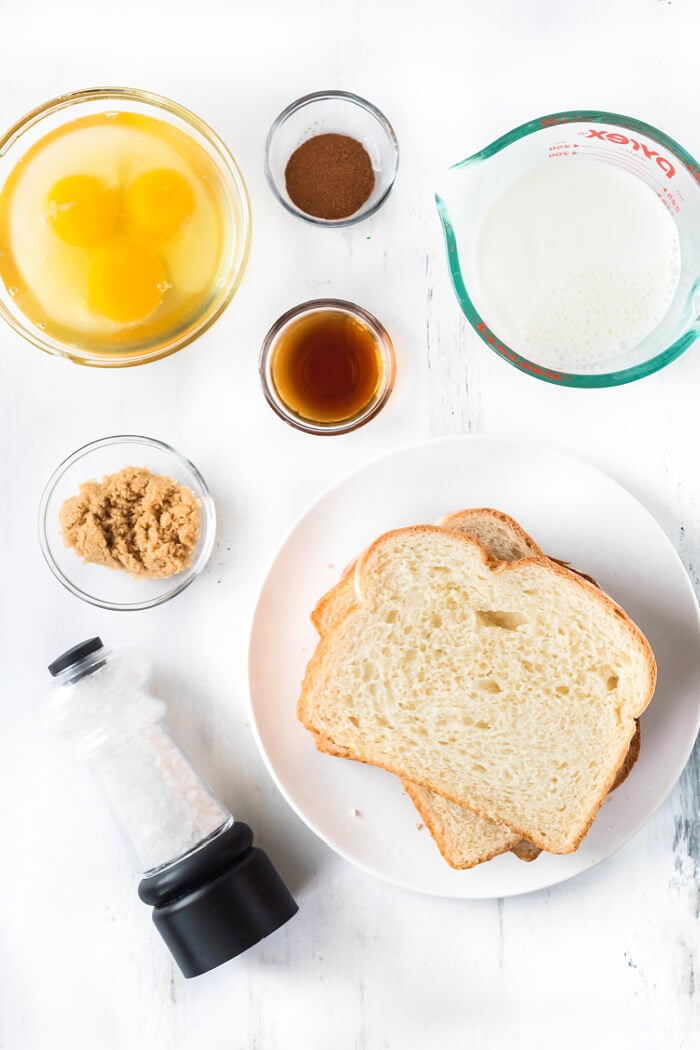 AIR FRYER FRENCH TOAST INGREDIENTS