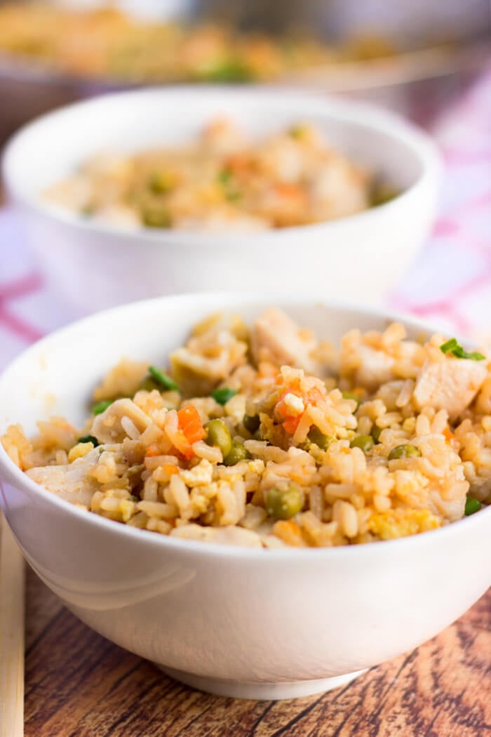 FRIED RICE AND CHICKEN