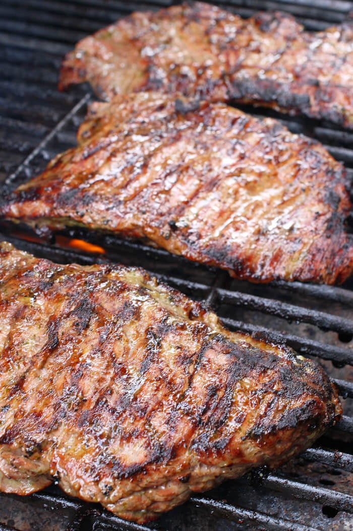 GRILLED STEAK WITH CILANTRO LIME MARINADE