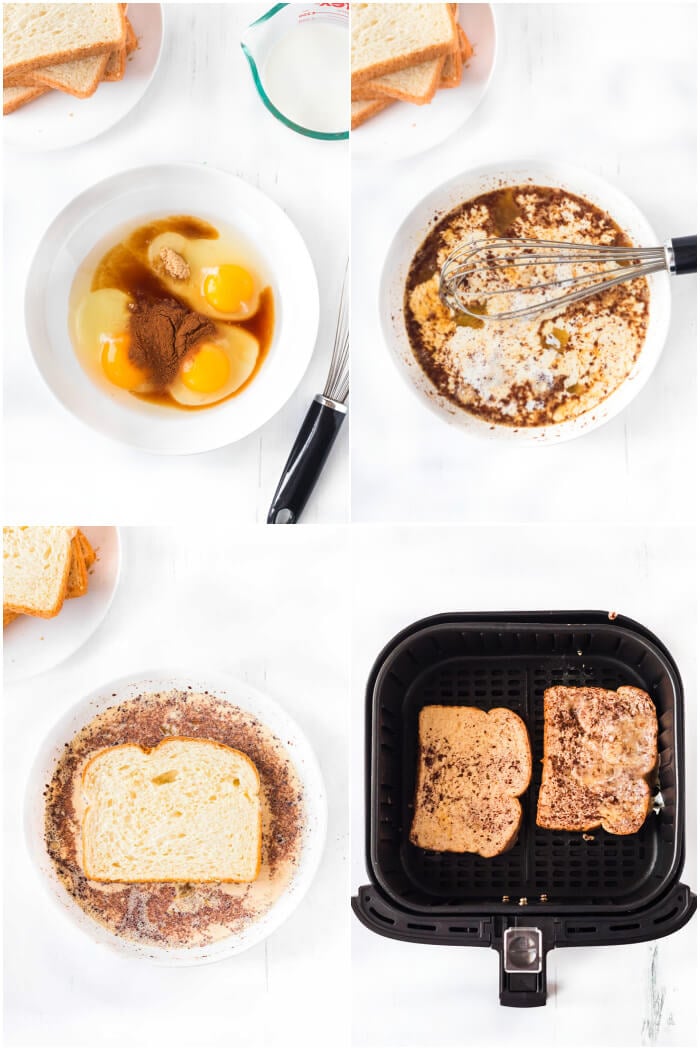 HOW TO MAKE AIR FRYER FRENCH TOAST