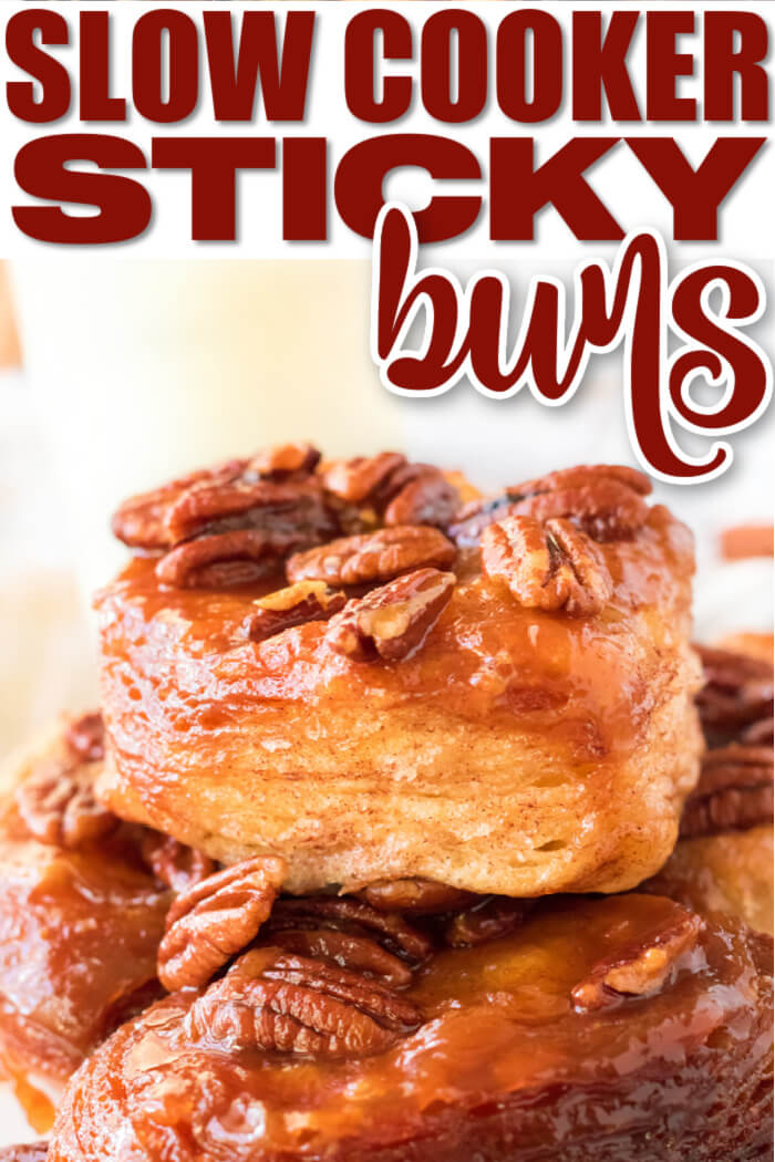 EASY SLOW COOKER STICKY BUNS