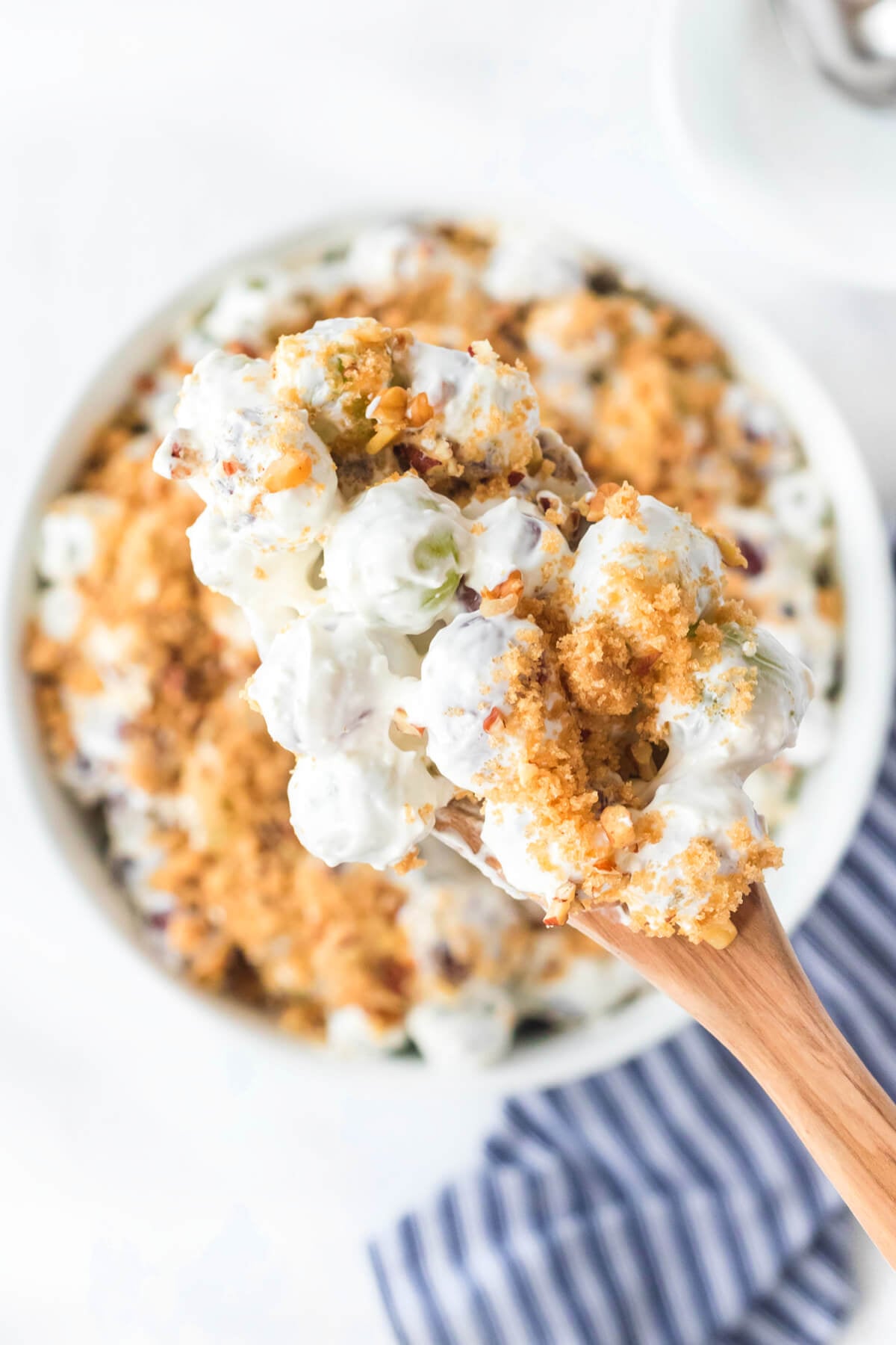 GRAPE SALAD WITH CREAM CHEESE