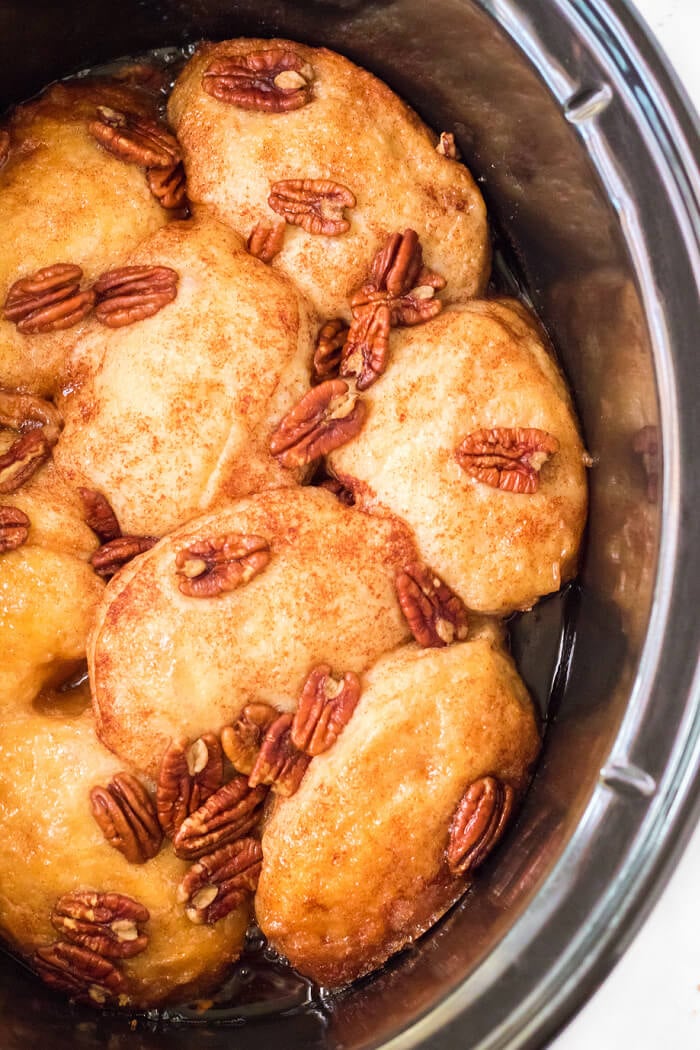 STICKY BUNS IN THE SLOW COOKER