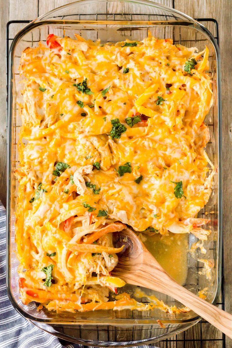 CHICKEN FAJITA CASSEROLE