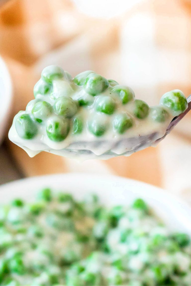 CREAMED PEAS RECIPE