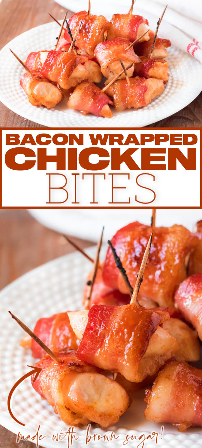 EASY BACON WRAPPED CHICKEN BITES