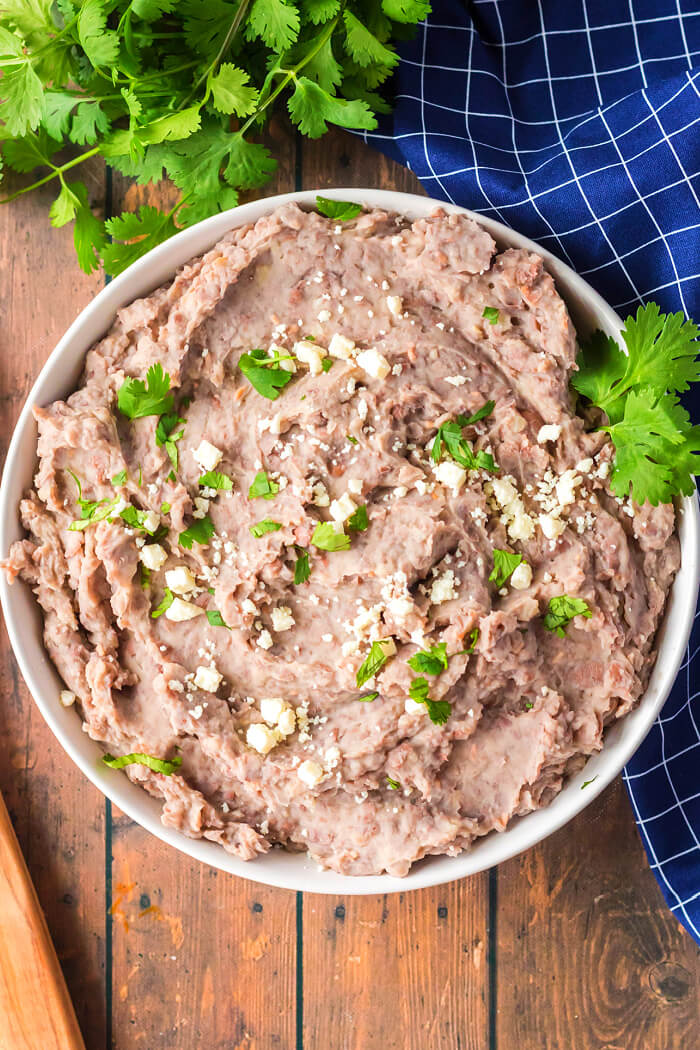 RECIPE FOR REFRIED BEANS