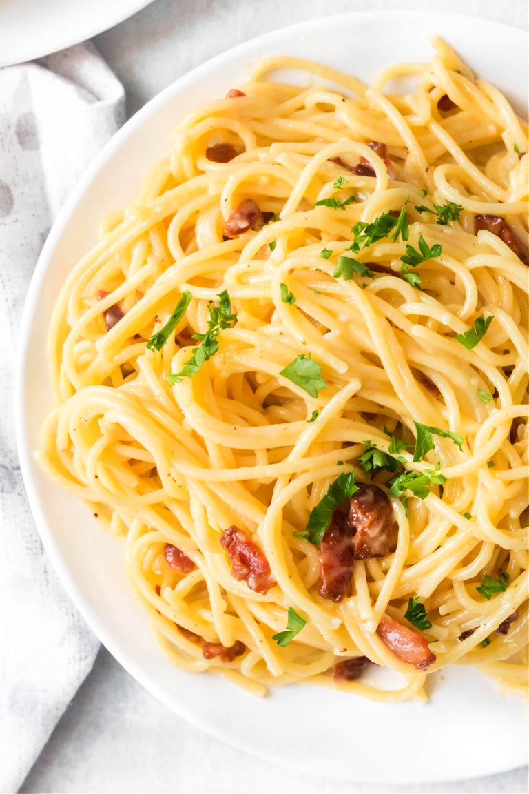 SPAGHETTI WITH CARBONARA