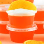 FUZZY NAVEL JELLO SHOT
