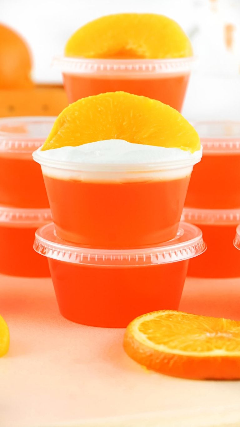 FUZZY NAVEL JELLO SHOT