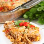 GROUND BEEF TACO CASSEROLE