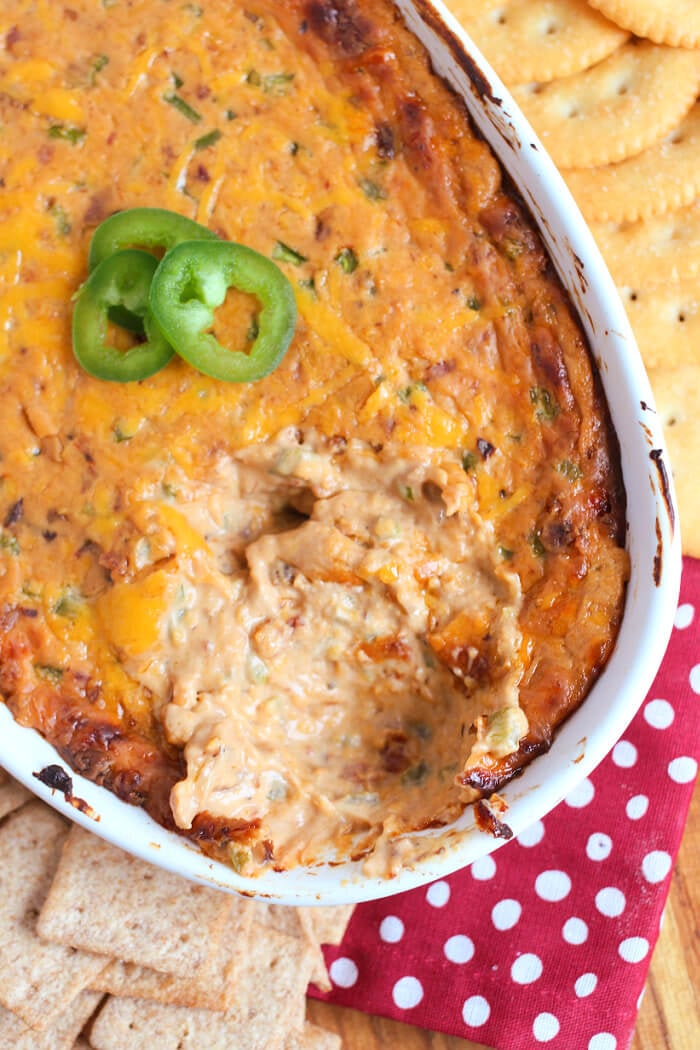 JALAPENO POPPER DIP WITH BACON