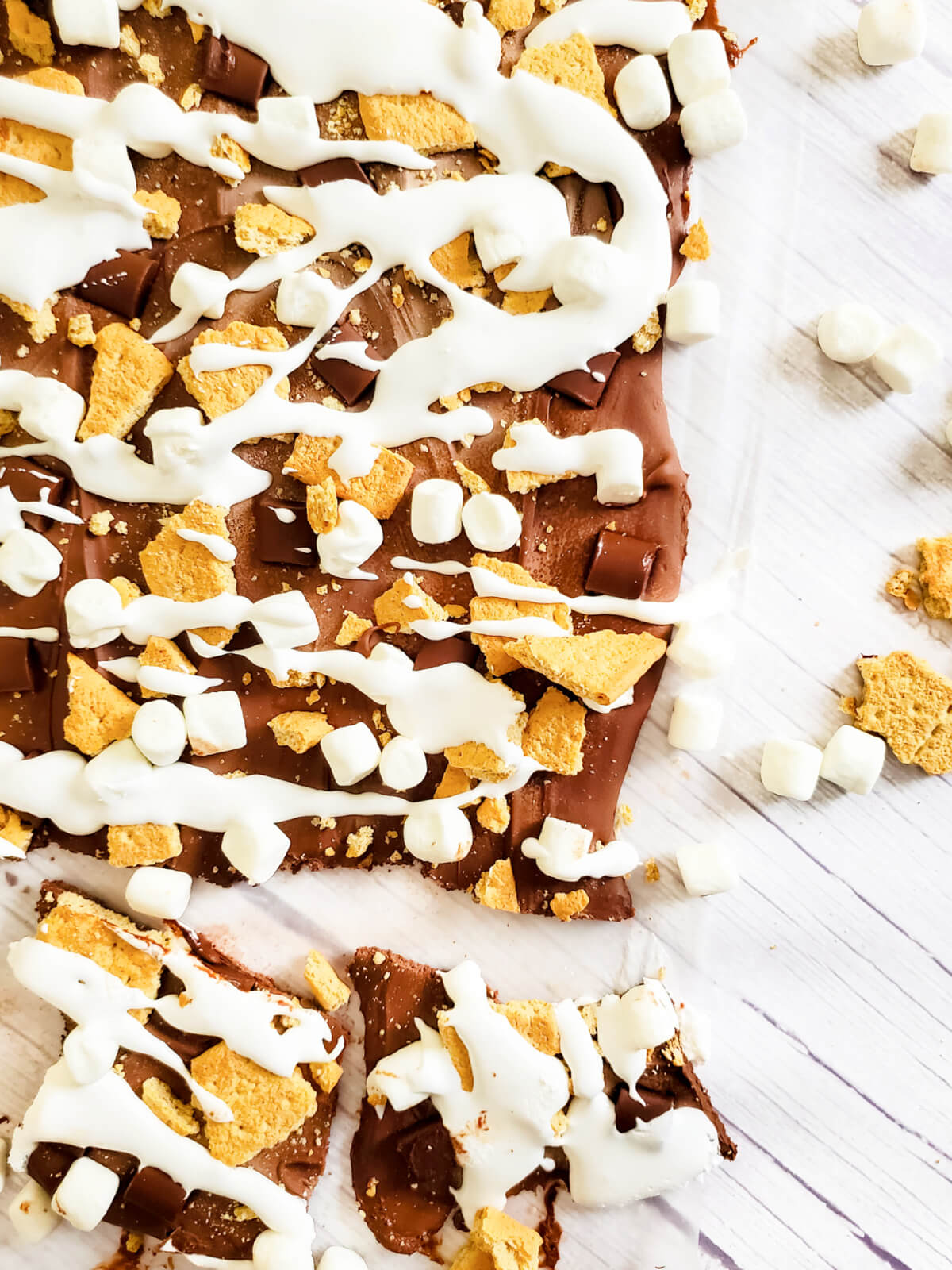 SMORES CHOCOLATE BARK RECIPE