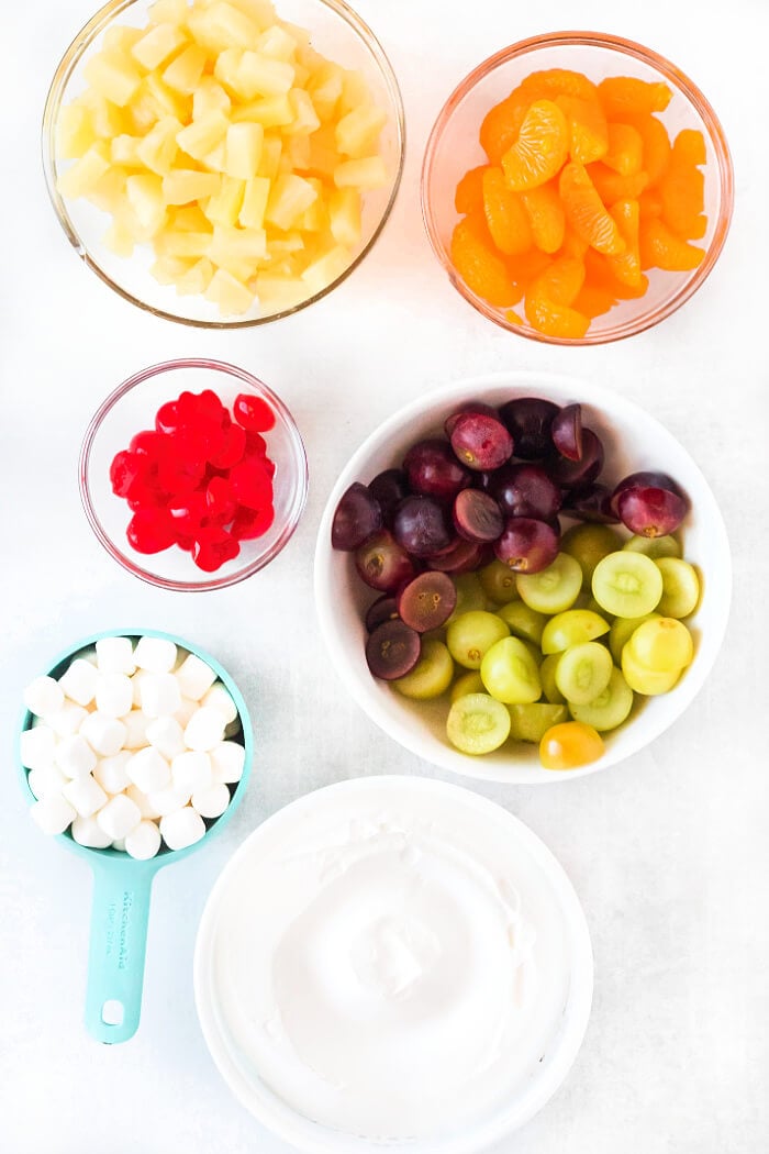 FRUIT SALAD WITH COOL WHIP INGREDIENTS
