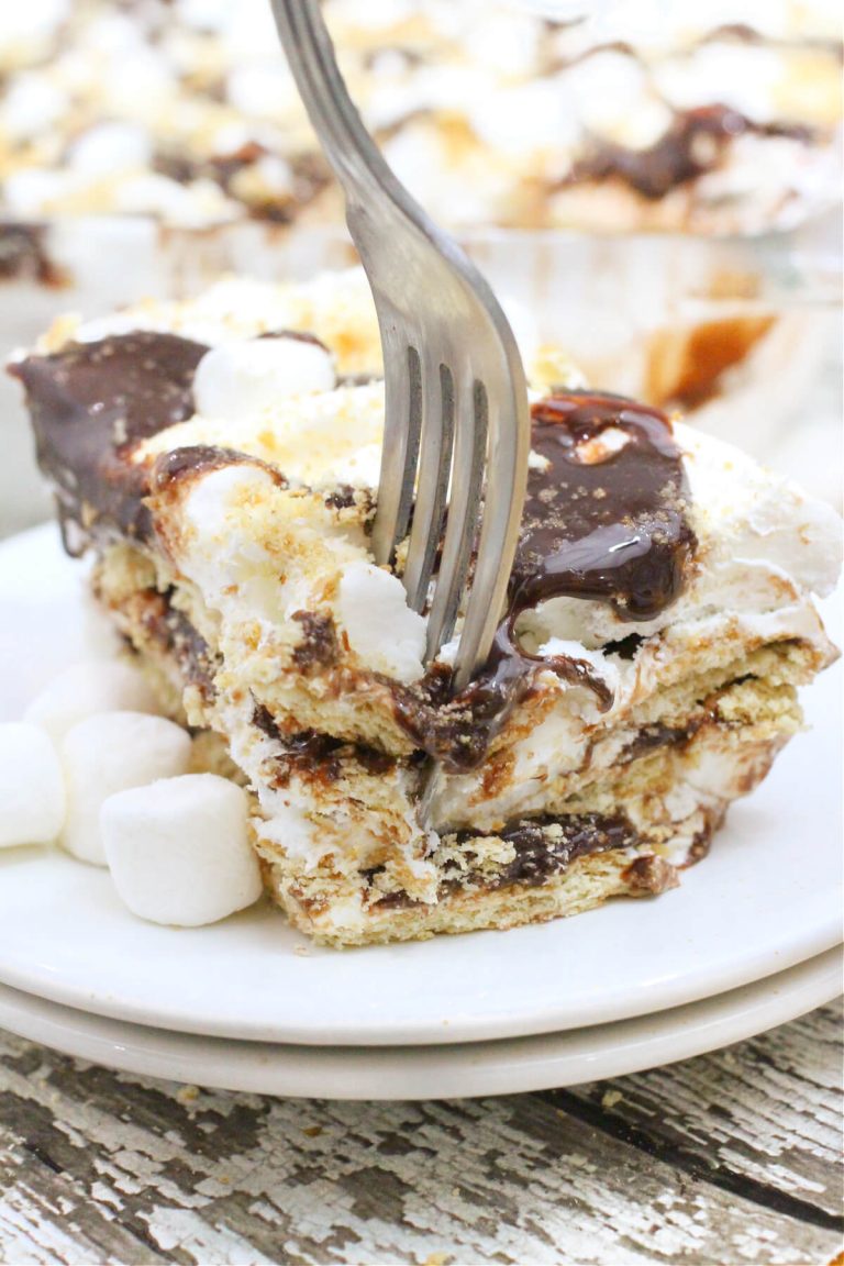 SMORES ICE BOX CAKE