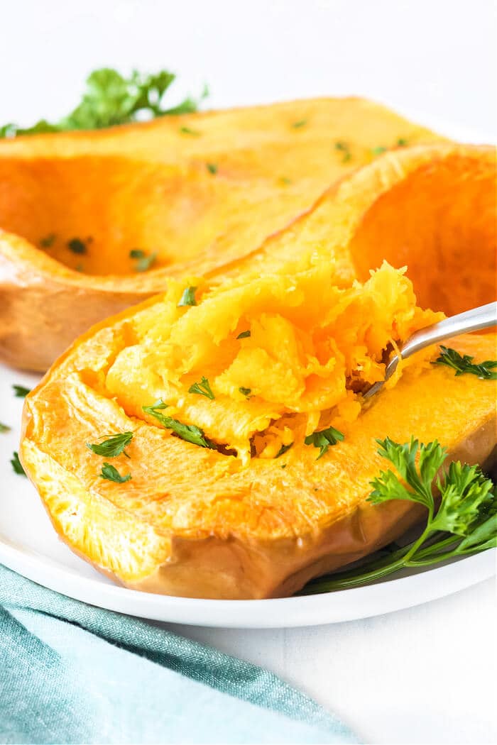BAKED WHOLE BUTTERNUT SQUASH