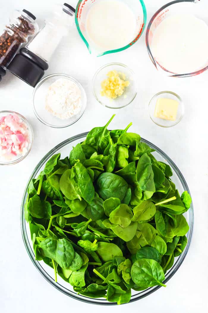 CREAMED SPINACH INGREDIENTS