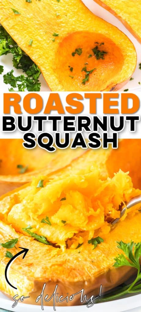 EASY WHOLE ROASTED BUTTERNUT SQUASH