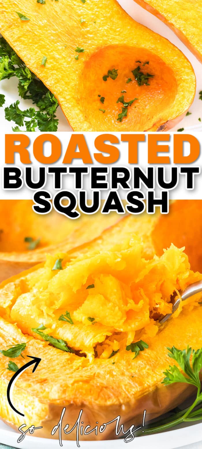 EASY WHOLE ROASTED BUTTERNUT SQUASH