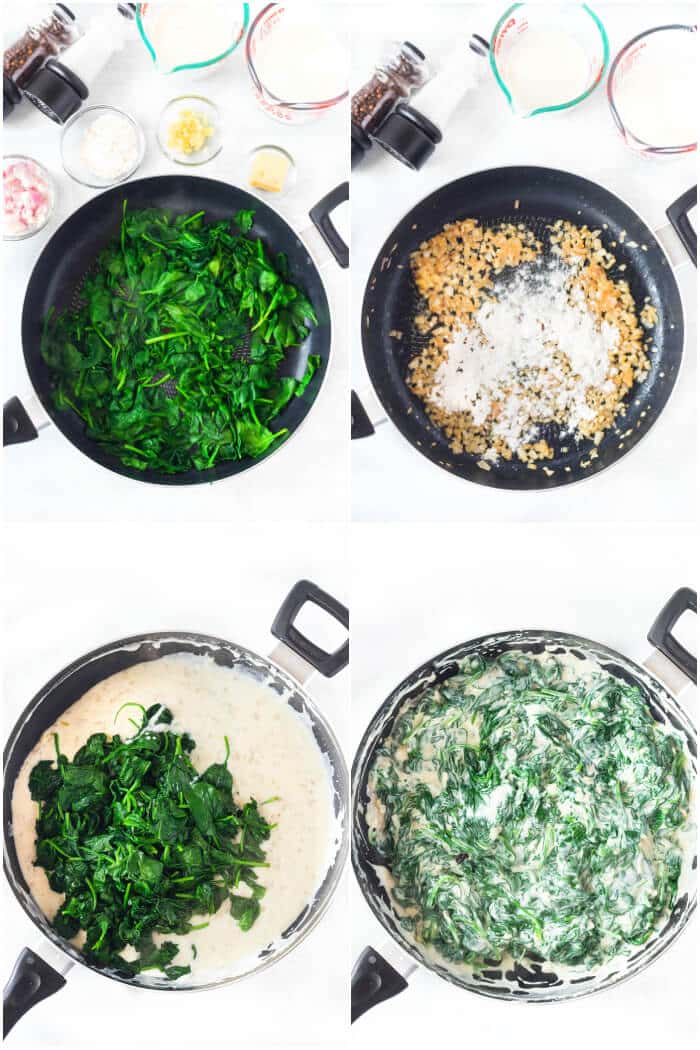 HOW TO MAKE CREAMED SPINACH