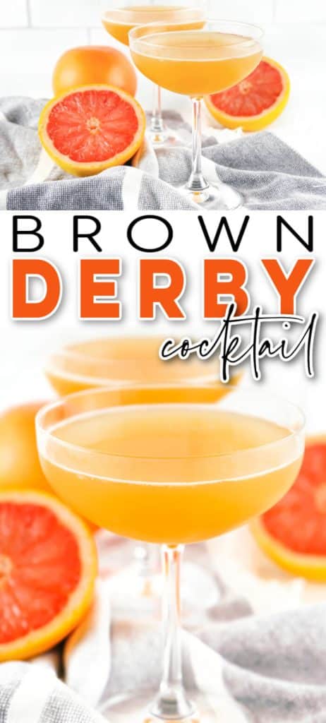 EASY BROWN DERBY COCKTAIL