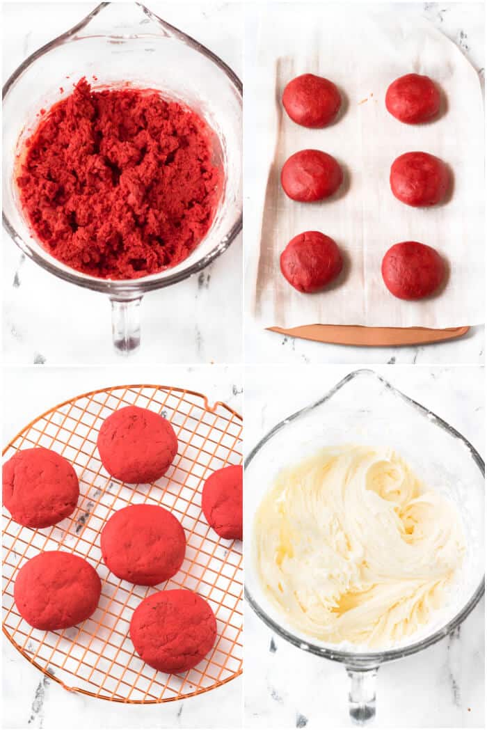 HOW TO MAKE RED VELVET COOKIES