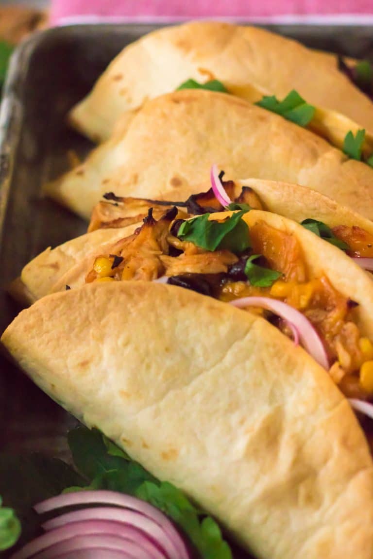 AIR FRYER BBQ CHICKEN TACOS