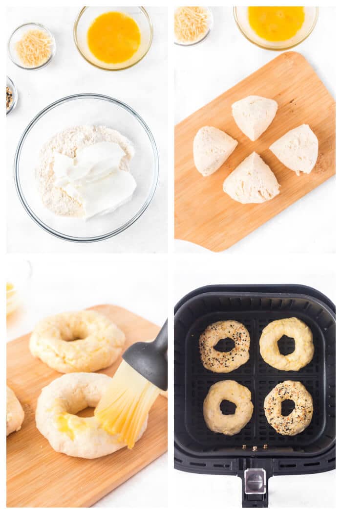 HOW TO MAKE AIR FRYER BAGELS