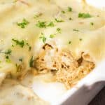 WHITE CHICKEN ENCHILADAS