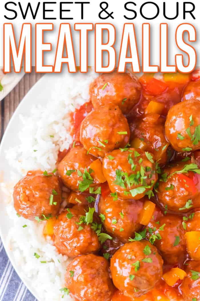 EASY SWEET AND SOUR MEATBALLS