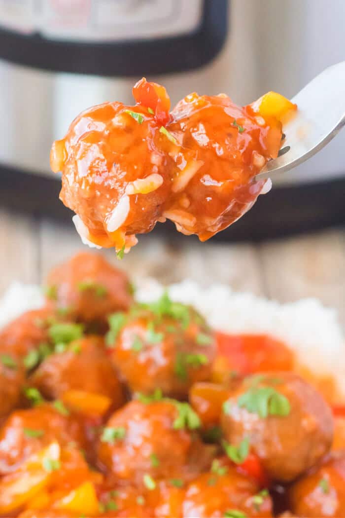 SWEET AND SOUR JELLY MEATBALLS