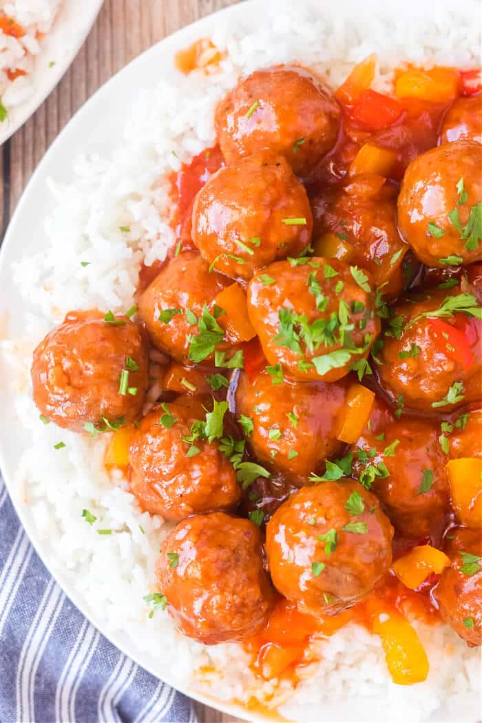 SWEET AND SOUR MEATBALL RECIPE
