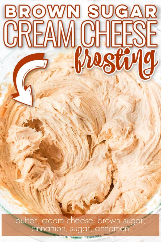 BROWN SUGAR CREAM CHEESE FROSTING