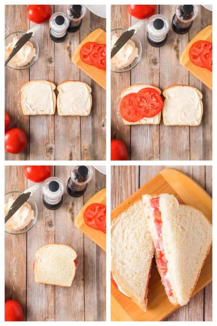 HOW TO MAKE A TOMATO SANDWICH