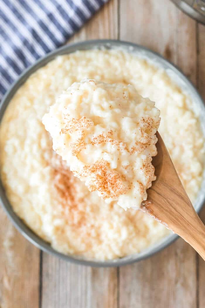 INSTANT POT RICE PUDDING