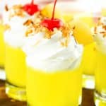 PINA COLADA JELLO SHOTS
