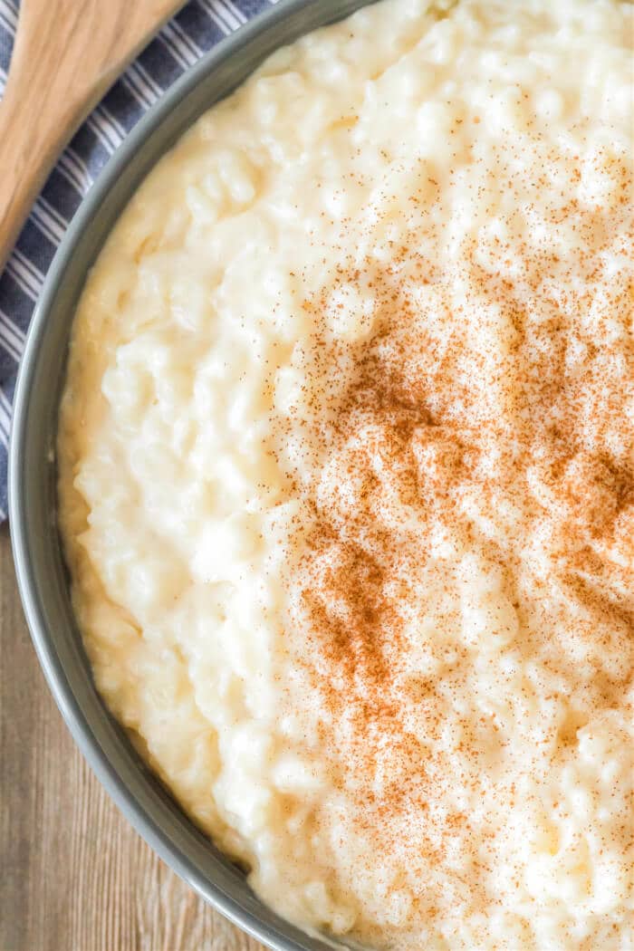 PRESSURE COOKER RICE PUDDING