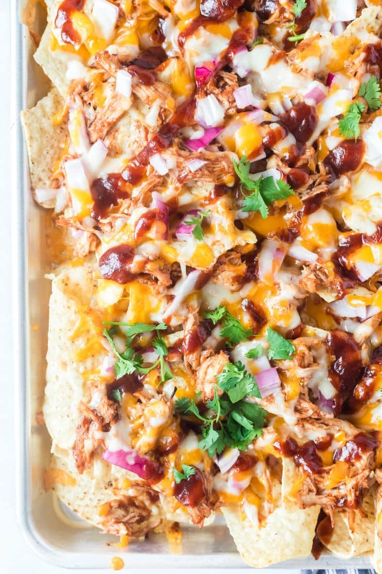 BBQ CHICKEN NACHOS