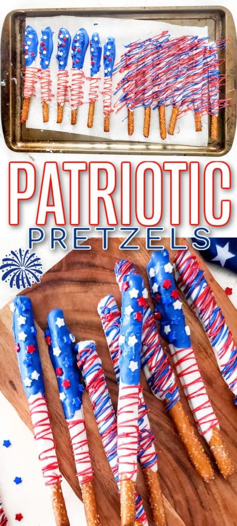 EASY 4TH OF JULY PRETZELS