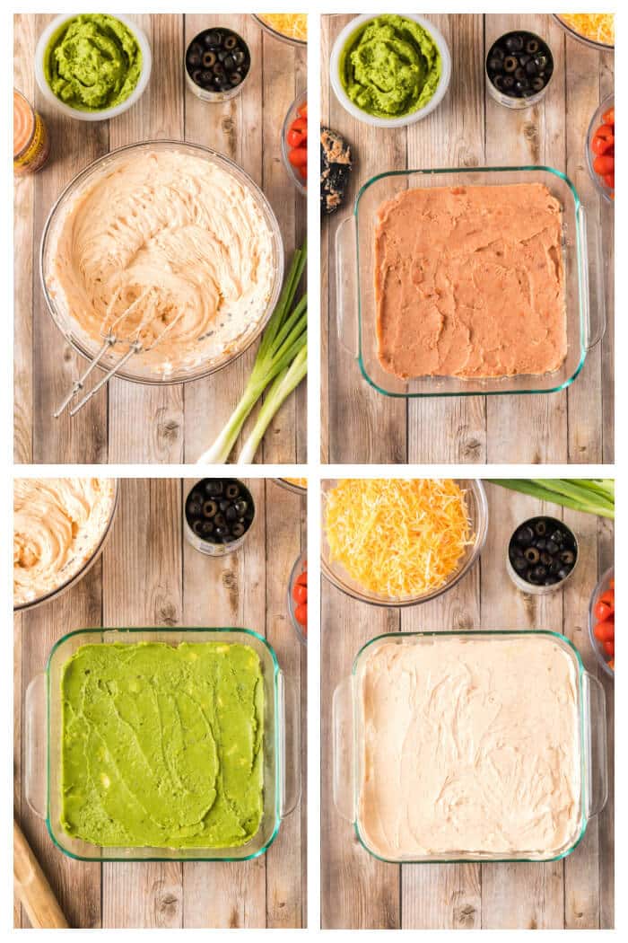 HOW TO MAKE 7 LAYER DIP